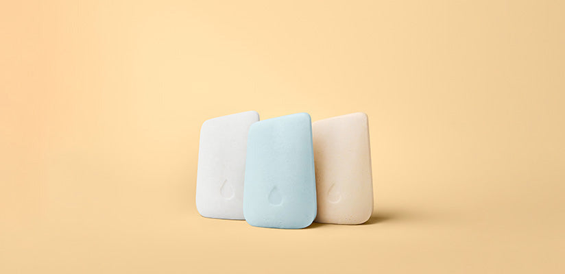 three face wash bars next to each other