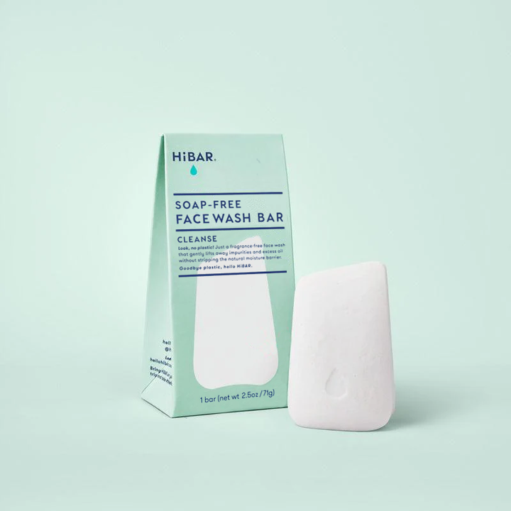 HiBAR Cleanse Face Wash Bar & Facial Cleanser for Women