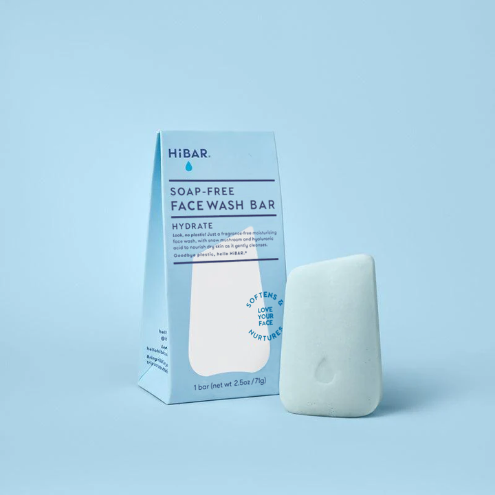 HiBAR Hydrate Face Wash Bar | Moisturizing Face Wash