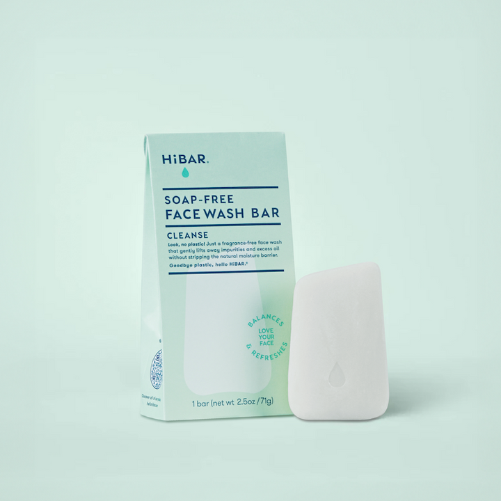 HiBAR Cleanse Face Wash Bar & Facial Cleanser for Women