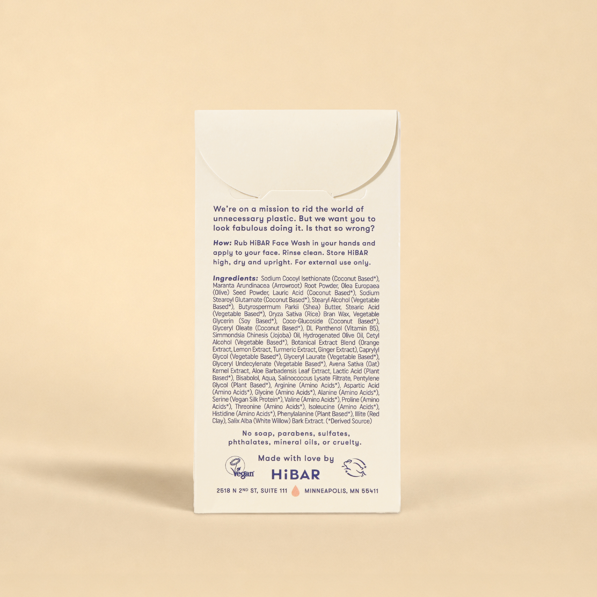 Back of Renew Exfoliating Face Wash for All Skin Types