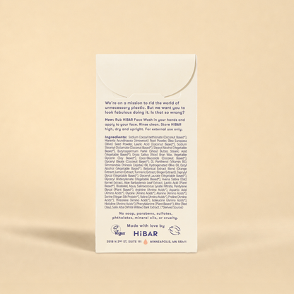 Back of Renew Exfoliating Face Wash for All Skin Types
