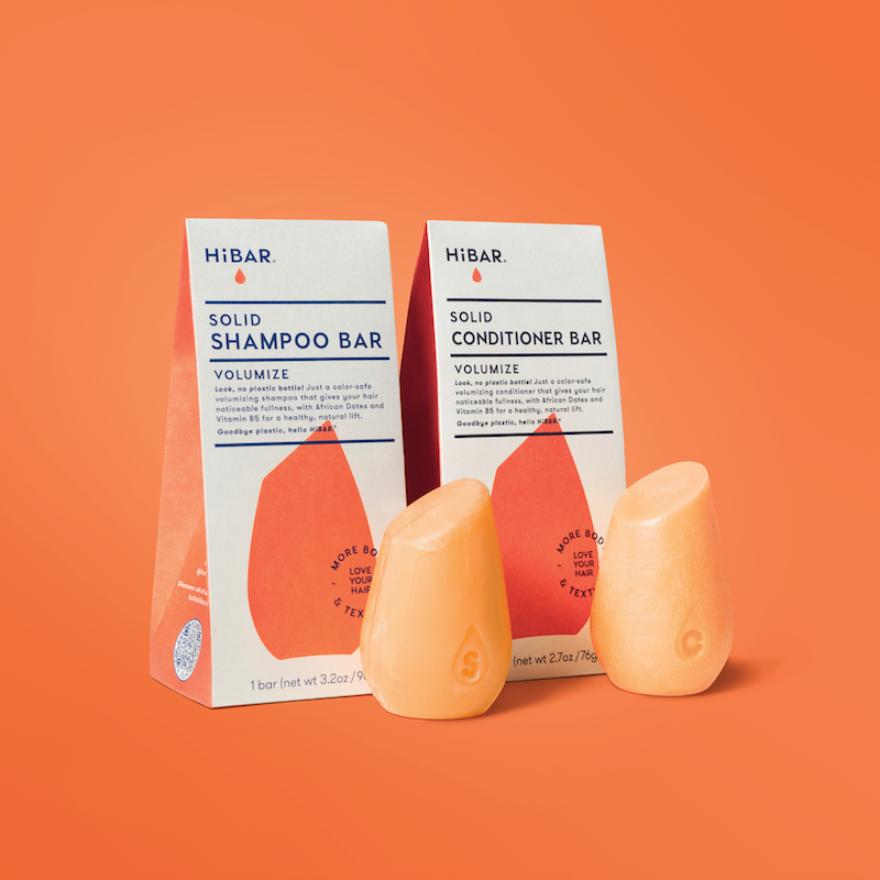 HiBAR Volumize Shampoo & Conditioner Bar Set for Women